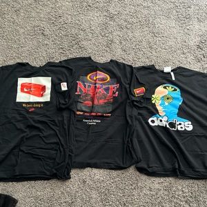 2 Nike t shirts/1 adidas t shirt new without tags